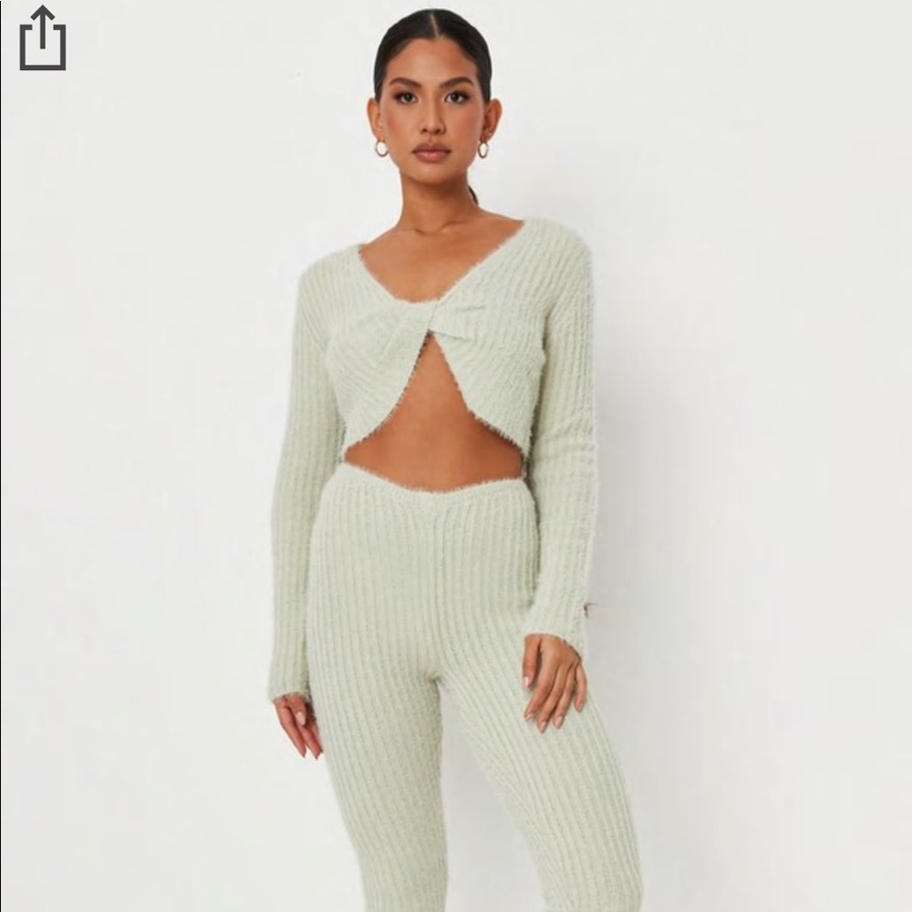 carli bybel x missguided sage co ord